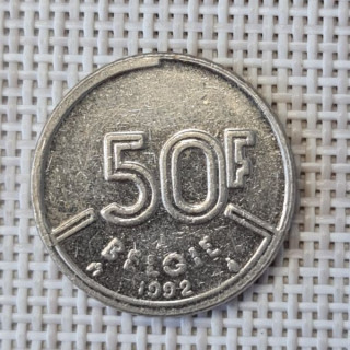 Belgium 50 Francs 1992 KM-169 VF