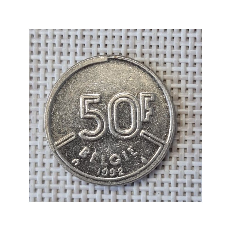 Belgium 50 Francs 1992 KM-169 VF