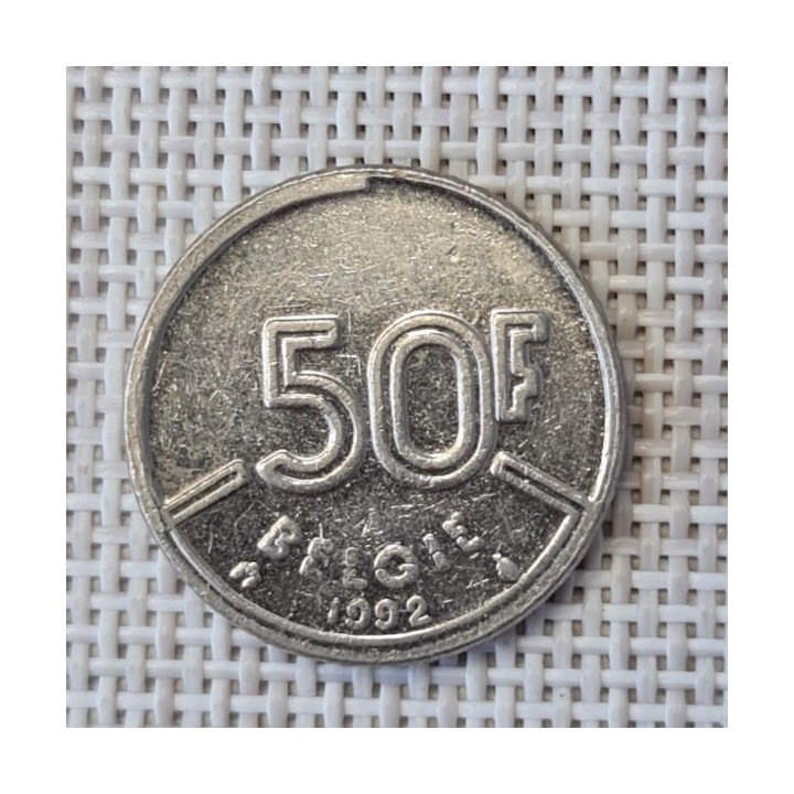 Belgium 50 Francs 1992 KM-169 VF