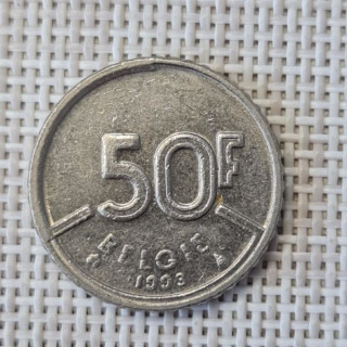 Belgium 50 Francs 1993 KM-169 VF