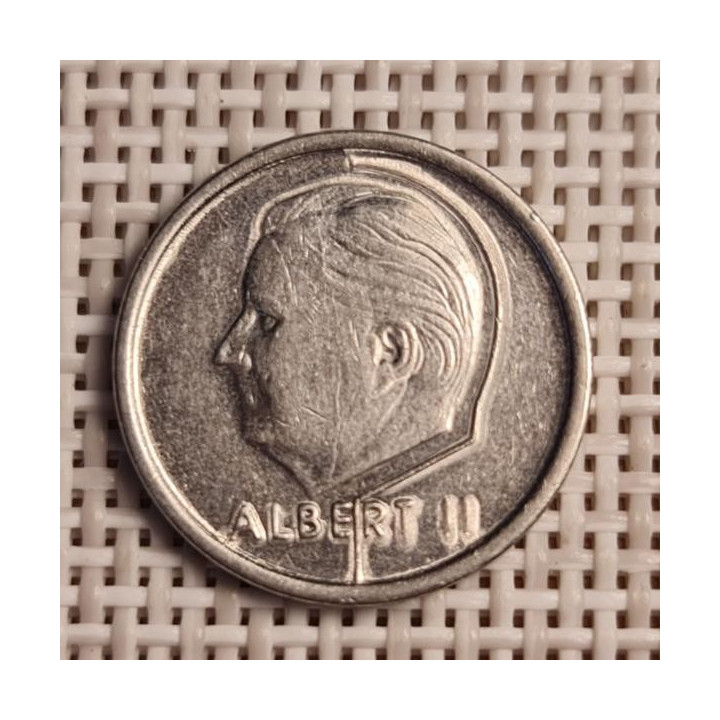 Belgium 1 Franc 1994 KM-187 VF