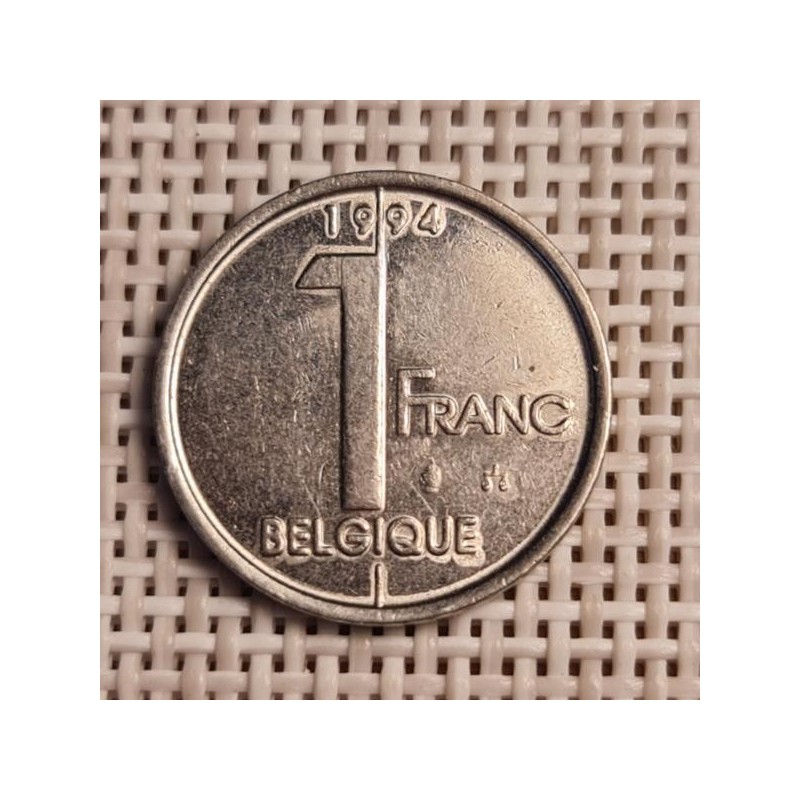 Belgium 1 Franc 1994 KM-187 VF