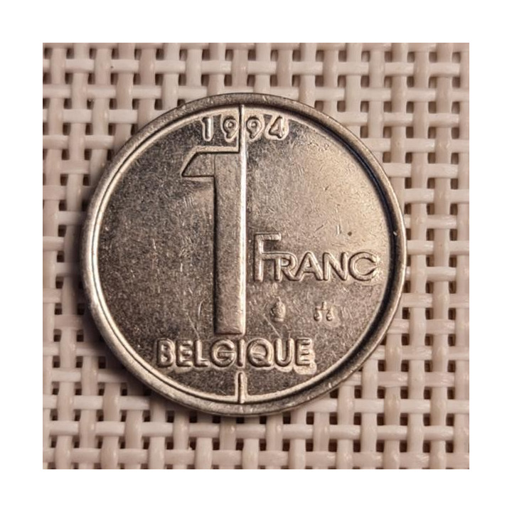 Belgium 1 Franc 1994 KM-187 VF