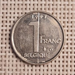 Belgium 1 Franc 1997 KM-187 VF