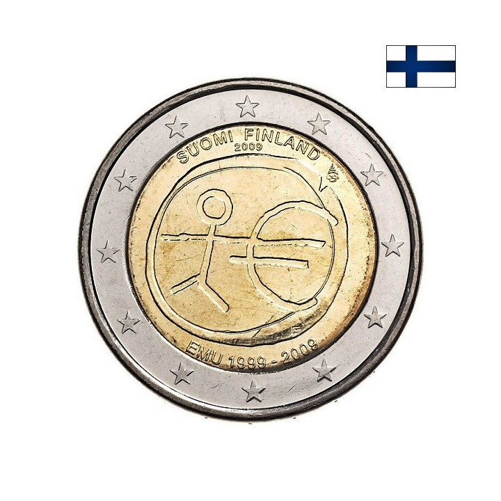 Finland 2 Euro 2009 "EMU" UNC