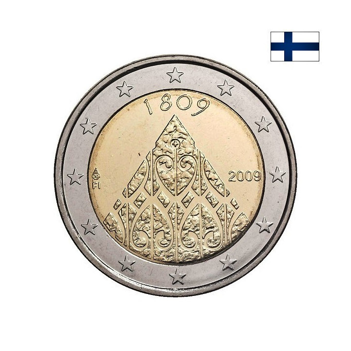 Finland 2 Euro 2009 "Finnish Autonomy" UNC