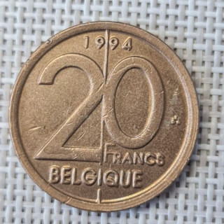 Belgium 20 Francs 1994 KM-191 VF