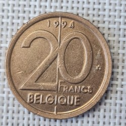 Belgium 20 Francs 1994 KM-191 VF