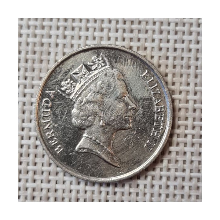 Bermuda 25 Cents 1988 KM-47 XF