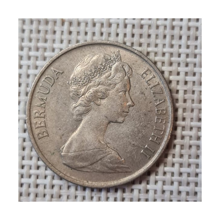 Bermuda 25 Cents 1973 KM-18 VF