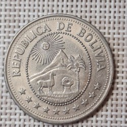 Bolivia 5 Pesos 1976 KM-197 VF