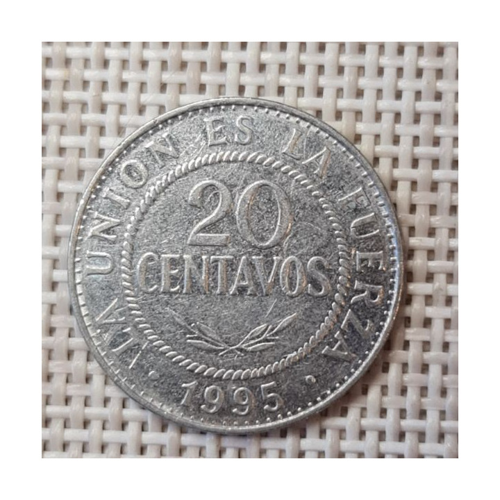 Bolivia 20 Centavos 1995 KM-203 VF