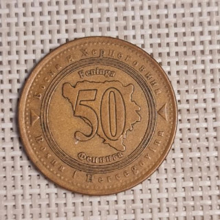 Bosnia and Herzegovina 50 Feninga 1998 KM-117 VF