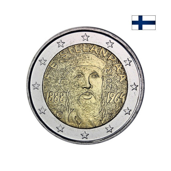 Finland 2 Euro 2013 "Eemil Sillanpää" UNC