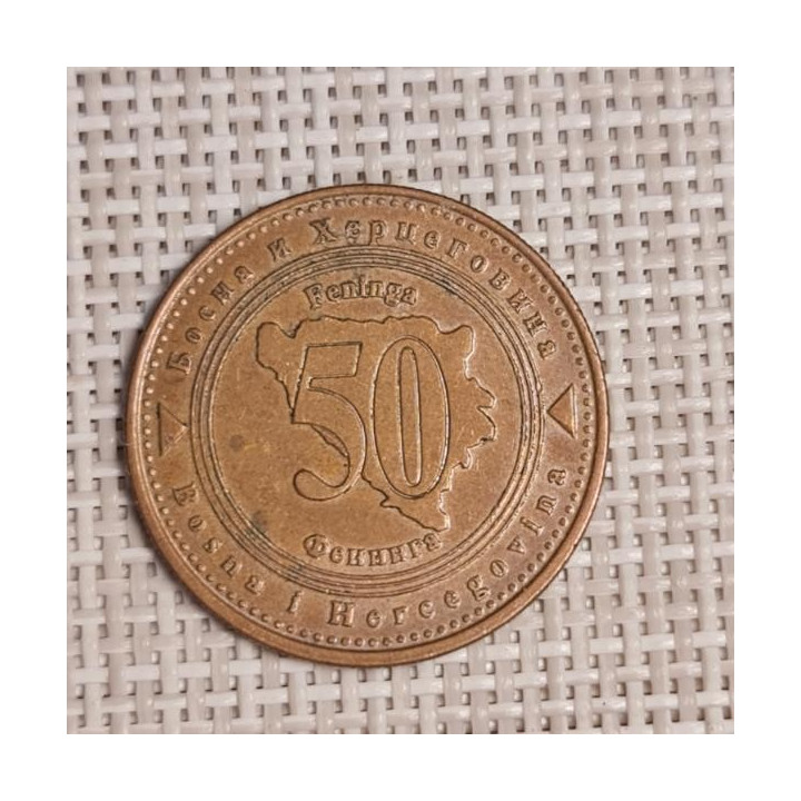 Bosnia and Herzegovina 50 Feninga 2013 KM-117 VF