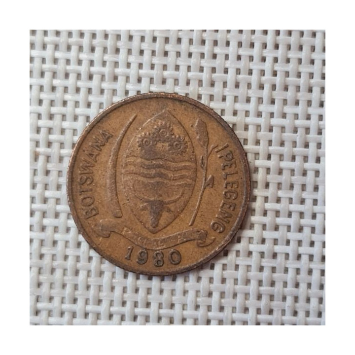 Botswana 5 Thebe 1980 KM-4 VF