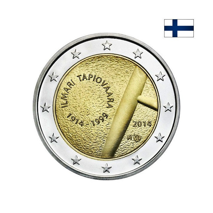 Finland 2 Euro 2014 "Ilmari Tapiovaara" UNC
