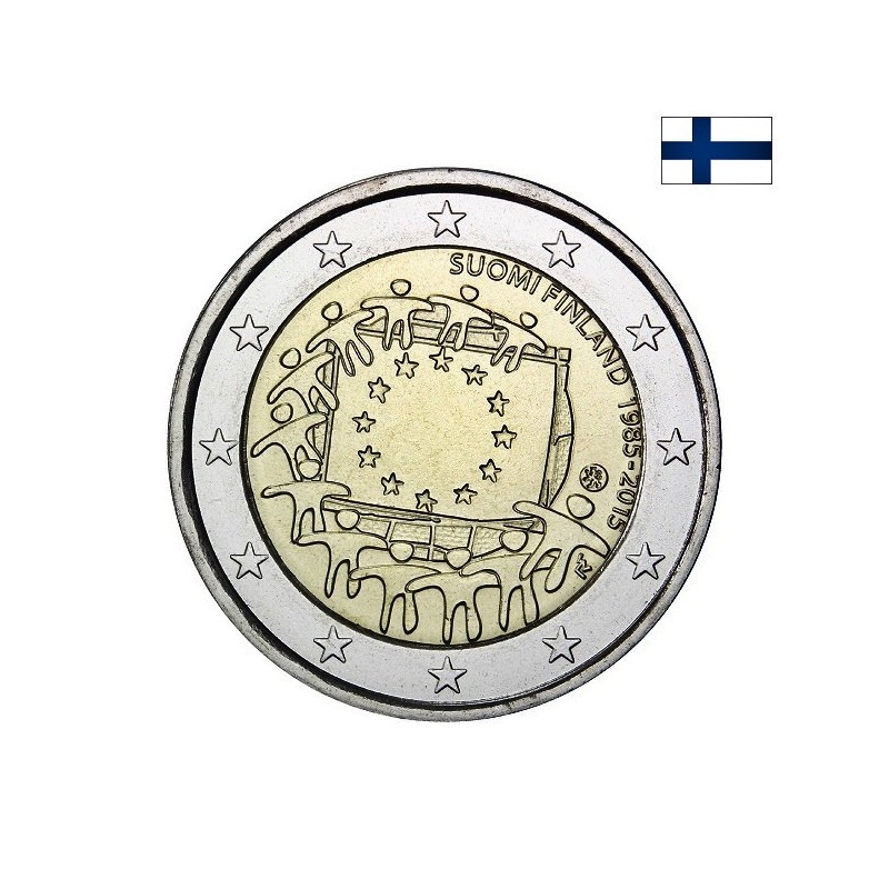 Finland 2 Euro 2015 "Flag (EUF)" UNC
