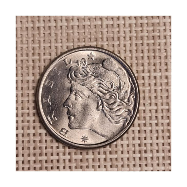 Brazil 10 Centavos 1978 KM-578.1a XF