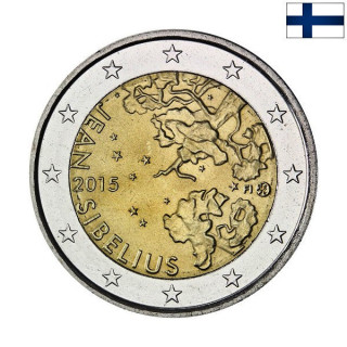 Finland 2 Euro 2015 "Jean Sibelius" UNC