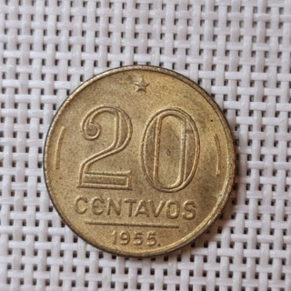 Brazil 20 Centavos 1955 KM-562 VF