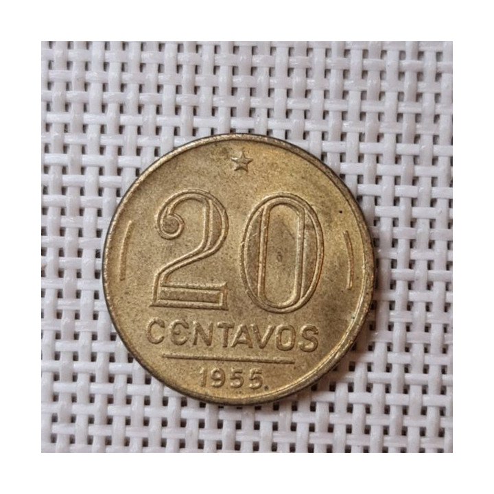 Brazil 20 Centavos 1955 KM-562 VF