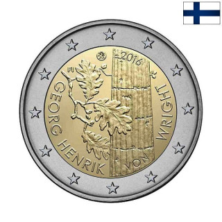 Finland 2 Euro 2016 "Georg Wright" UNC