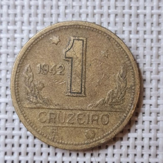 Brazil 1 Cruzeiro 1942 KM-558 VF