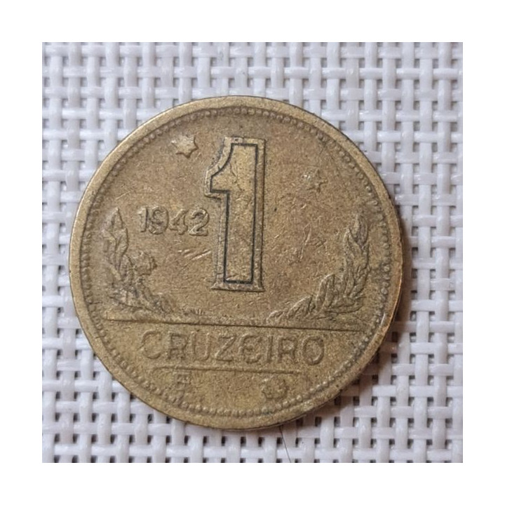 Brazil 1 Cruzeiro 1942 KM-558 VF