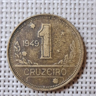 Brazil 1 Cruzeiro 1949 KM-558 VF
