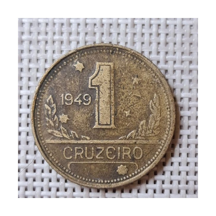 Brazil 1 Cruzeiro 1949 KM-558 VF