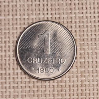 Brazil 1 Cruzeiro 1980 KM-590 VF