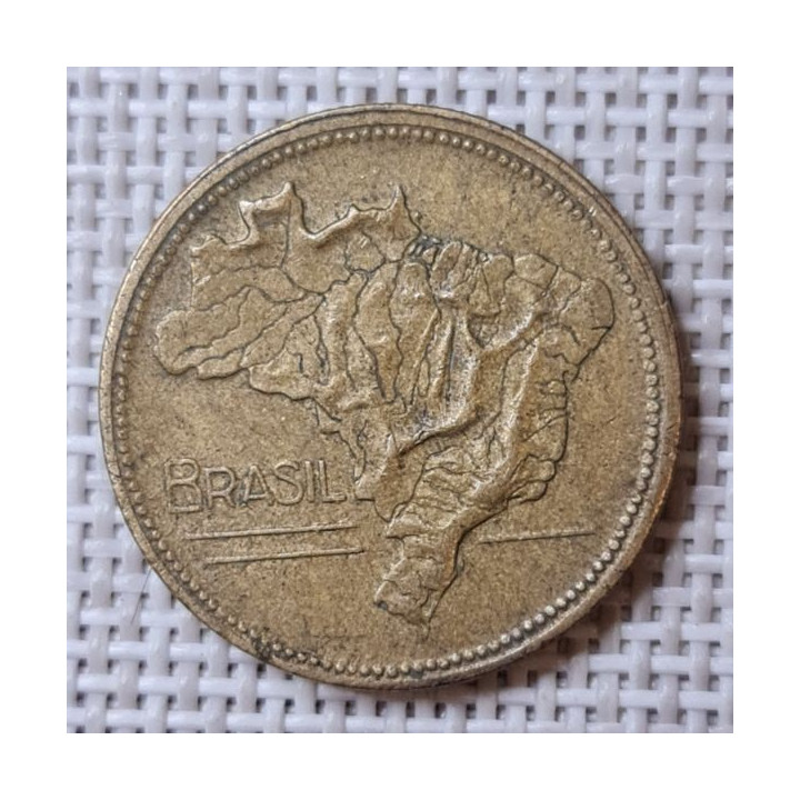Brazil 2 Cruzeiros 1951 KM-559 VF