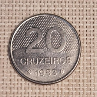 Brazil 20 Cruzeiros 1983 KM-593.1 VF