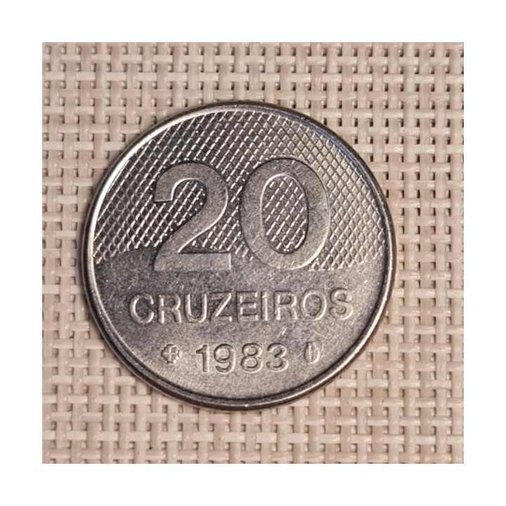 Brazil 20 Cruzeiros 1983 KM-593.1 VF