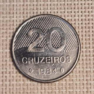 Brazil 20 Cruzeiros 1984 KM-593.1 VF