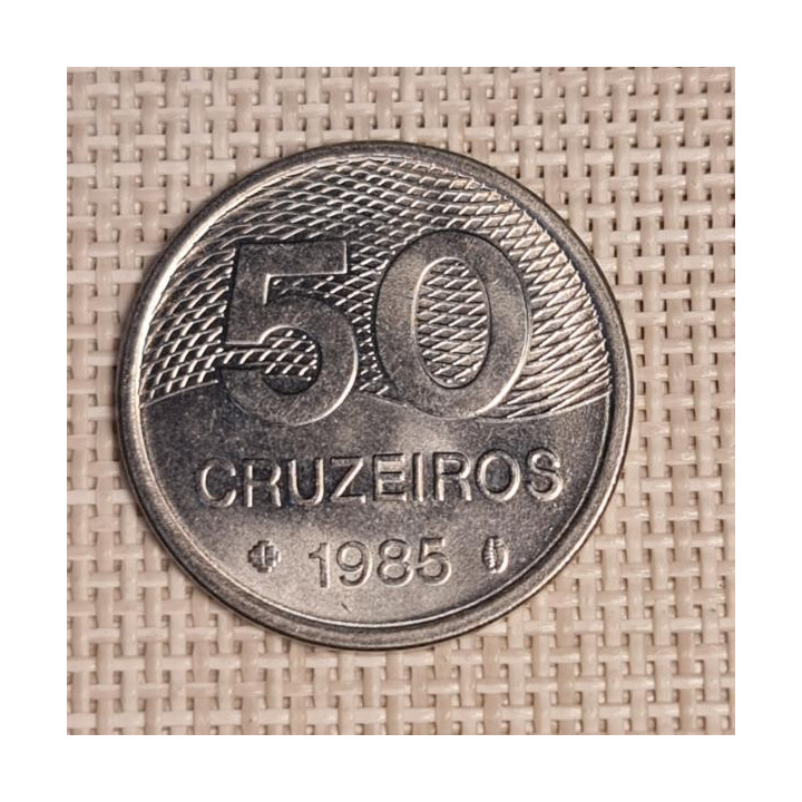 Brazil 50 Cruzeiros 1985 KM-594.2 VF