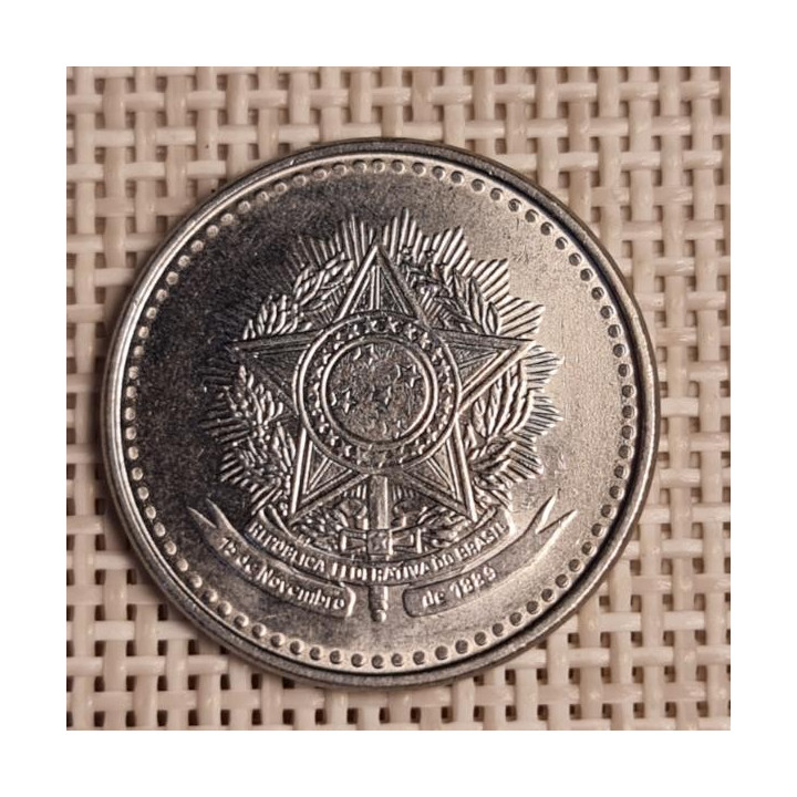Brazil 1 Cruzado 1988 KM-605 VF