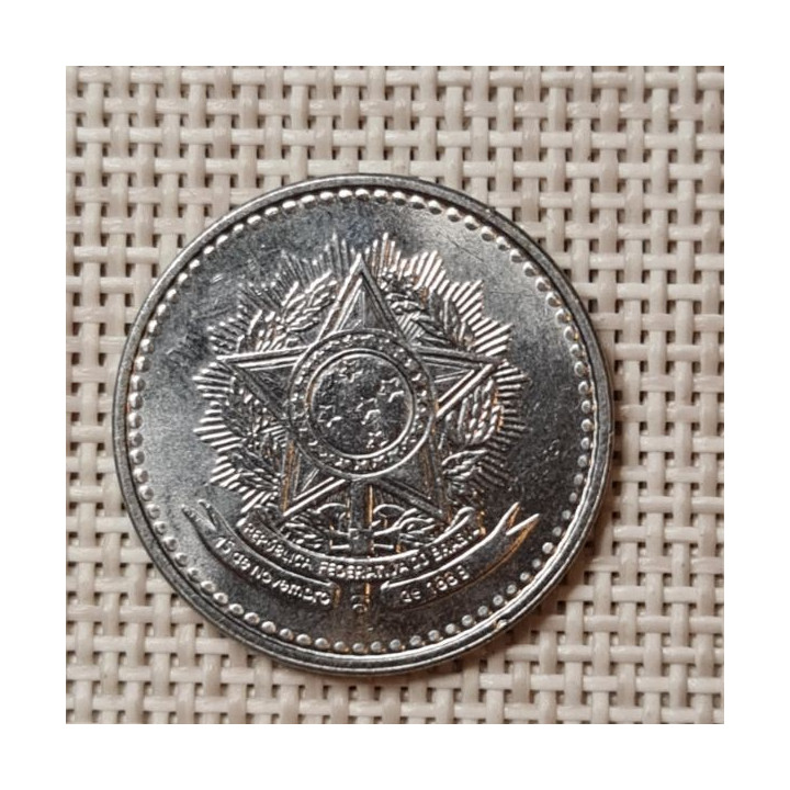 Brazil 5 Cruzados 1988 KM-606 VF