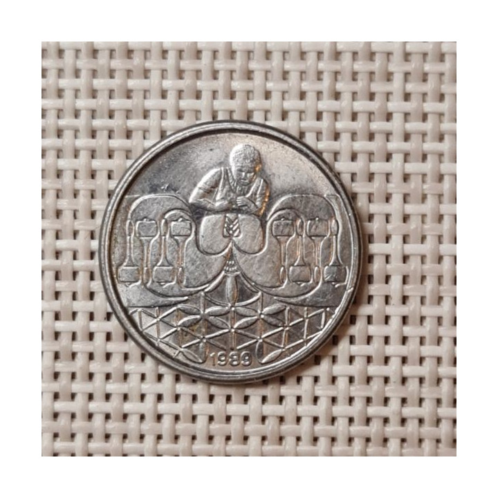 Brazil 50 Centavos 1989 KM-614 UNC