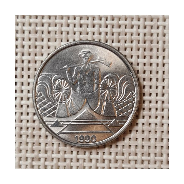 Brazil 5 Cruzeiros 1990 KM-618 UNC