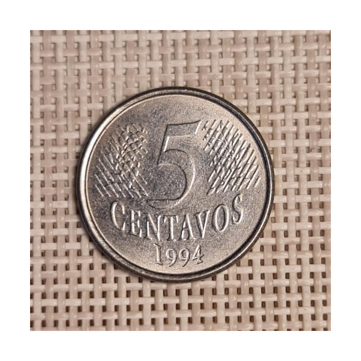 Brazil 5 Centavos 1994 KM-632 VF