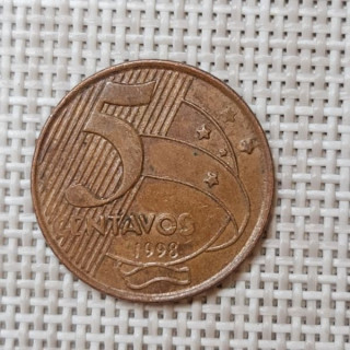 Brazil 5 Centavos 1998 KM-648 VF