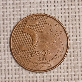 Brazil 5 Centavos 2001 KM-648 VF