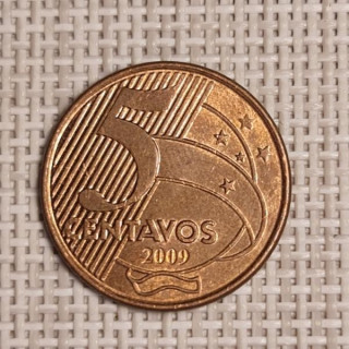 Brazil 5 Centavos 2009 KM-648 VF
