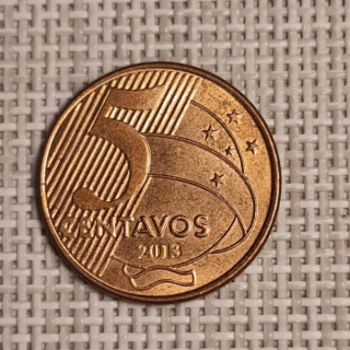 Brazil 5 Centavos 2013 KM-648 VF