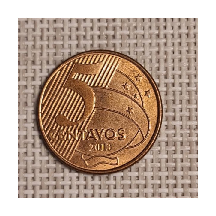 Brazil 5 Centavos 2013 KM-648 VF