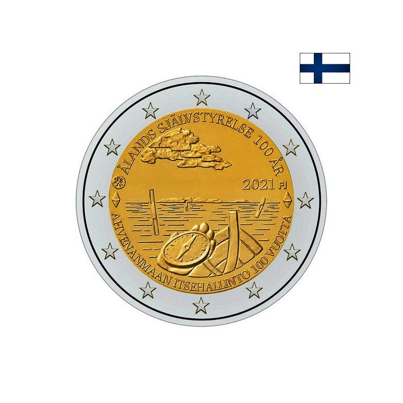 Finland 2 Euro 2021 "Åland" UNC