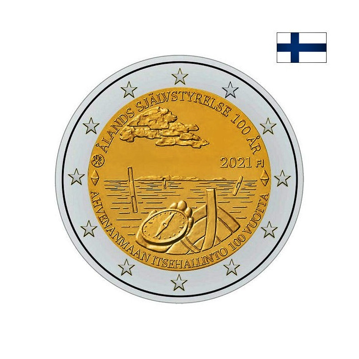 Finland 2 Euro 2021 "Åland" UNC