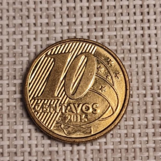Brazil 10 Centavos 2015 KM-649.3 XF